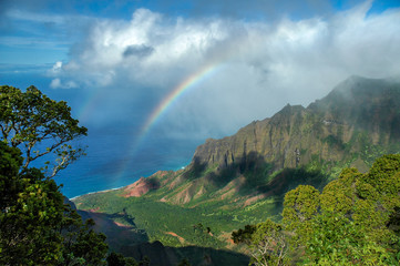 Rainbow At Kalalau Valley - 160351955
