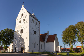 Fototapeta na wymiar St. Catharinæ Church, Hjørring, Denmark from south west