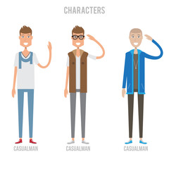 Character Set include casualman