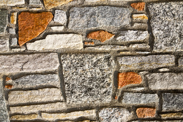 brick in  sempione street i varese abstract    and marble