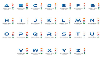 modern letter logo collections
