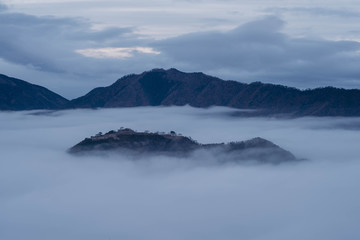 Fototapeta na wymiar Cloud seas, Japan