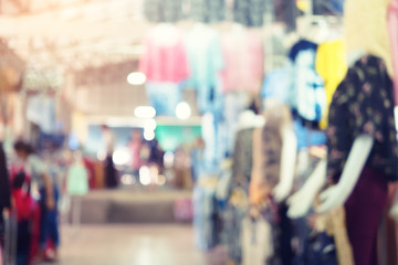 Shopping Center Blurred