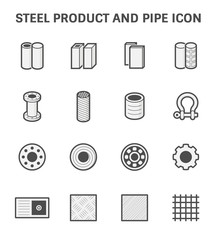 Steel Pipe Icon