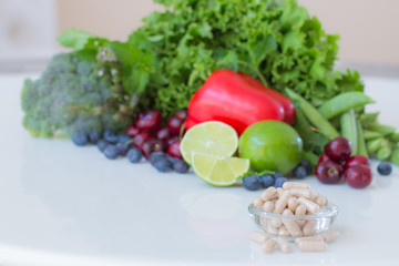 Vitamins supplements.