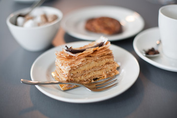 Pastry and custard slice