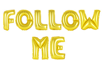 follow me, gold color