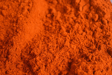 Red Chili Powder Isolated  