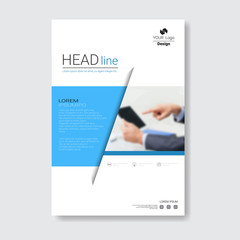 Template Design Brochure, Annual Report, Magazine, Poster, Corporate Presentation, Portfolio, Flyer With Copy Space Vector Illustration