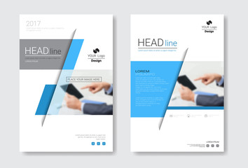 Template Design Brochure Set, Annual Report, Magazine, Poster, Corporate Presentation, Portfolio, Flyer Collection With Copy Space Vector Illustration