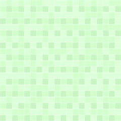 Green square pattern. Seamless vector