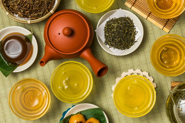 夏の日本茶　Japanese green tea