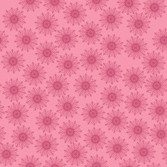 Flower pattern. Seamless vector