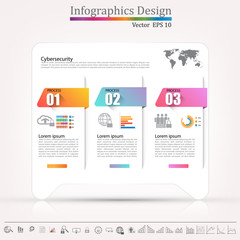 Business graphics data element templates sets, chart , graph , timeline , infographics ,  gradient colors style