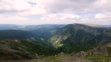 Krajobraz Polsko-Czeskich gór