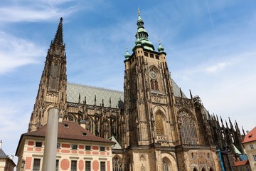 Fototapeta na wymiar St. Vitus Cathedral, Prague, Czech Republic