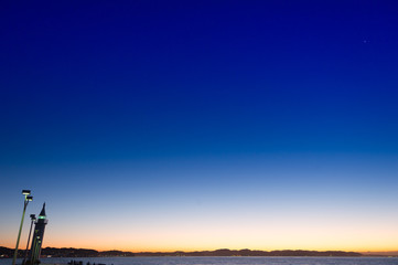 江の島夜明け
