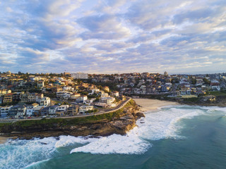 Fototapeta premium Aerial view of Bronte Beach, Sydney, Australia