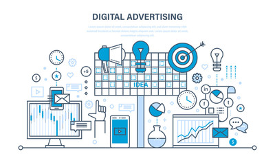 Digital advertising, marketing, media planning, promotion, online business, market research.