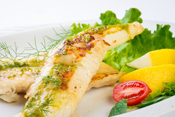 White fish fried