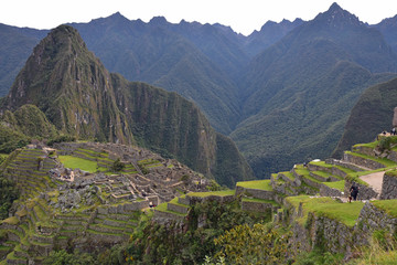 Cité inca de Machu Picchu au Pérou