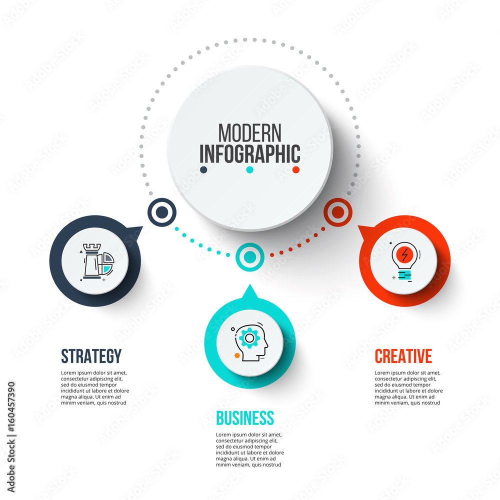 Poster business data visualization.