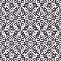 Geometric seamless pattern. Black and white. Vector