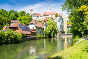 Fototapeta na wymiar Cityscape of Horb, Germany