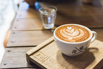 coffee cup latte art