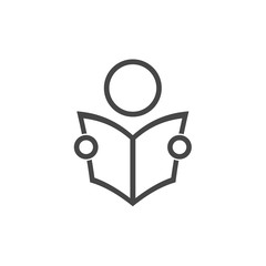 Read newspaper logo vector