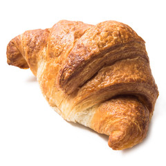 Croissant su fondo bianco