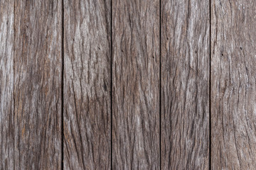 Old grunged natural brown wood texture wall texture as background