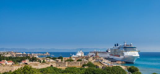 Tourist Port of Rhodes, Greece