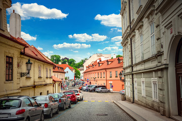 Naklejka na ściany i meble Prague street