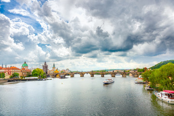Obraz premium Charles Bridge, Prague, Czech Republic
