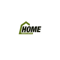 Isolated real estate agency business logo, house logotype on white background, home concept icon, hotel vector illustration.