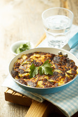 Potato pancakes or rosti