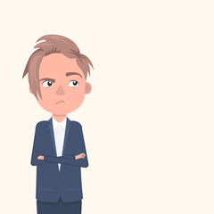 Business woman lost in thought