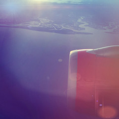  View from Plane- With Instagram effect