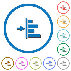 Increase left indentation of content icons with shadows and outlines