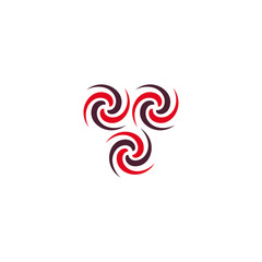 Obraz premium Spinner logo design. Bearing cool modern device icon. Entertaining gaming simple mechanism for fan, soothing. vector illustration eps10.