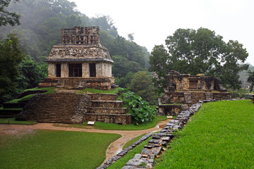 Temples of the Cross group, Palenque, Mexico 