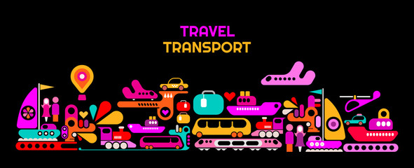 Travel Transport vector illustration