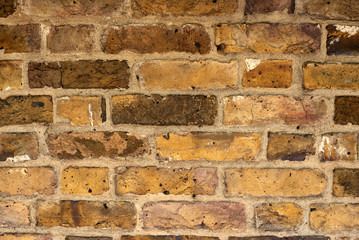 Brick wall background texture, good for graffiti