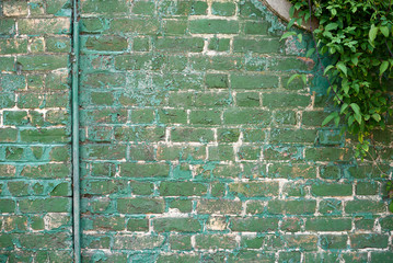 Brick wall background texture, good for graffiti