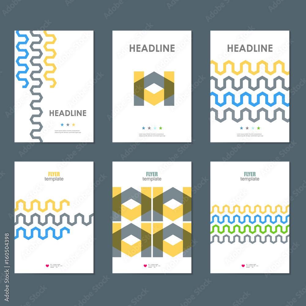 Aufkleber seamless hexagon vector pattern