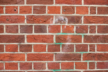 Brick wall background texture, good for graffiti