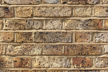Brick wall background texture, good for graffiti