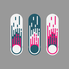 Comet Icon set