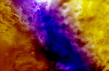 Obraz na płótnie Canvas Double color Burst, blue and yellow colorful abstract background.